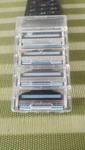 Cuchillas de afeitar para hombre, afeitado de cara, alta calidad, cuchillas afiladas estándar para Mache 3, 4 unids/lote