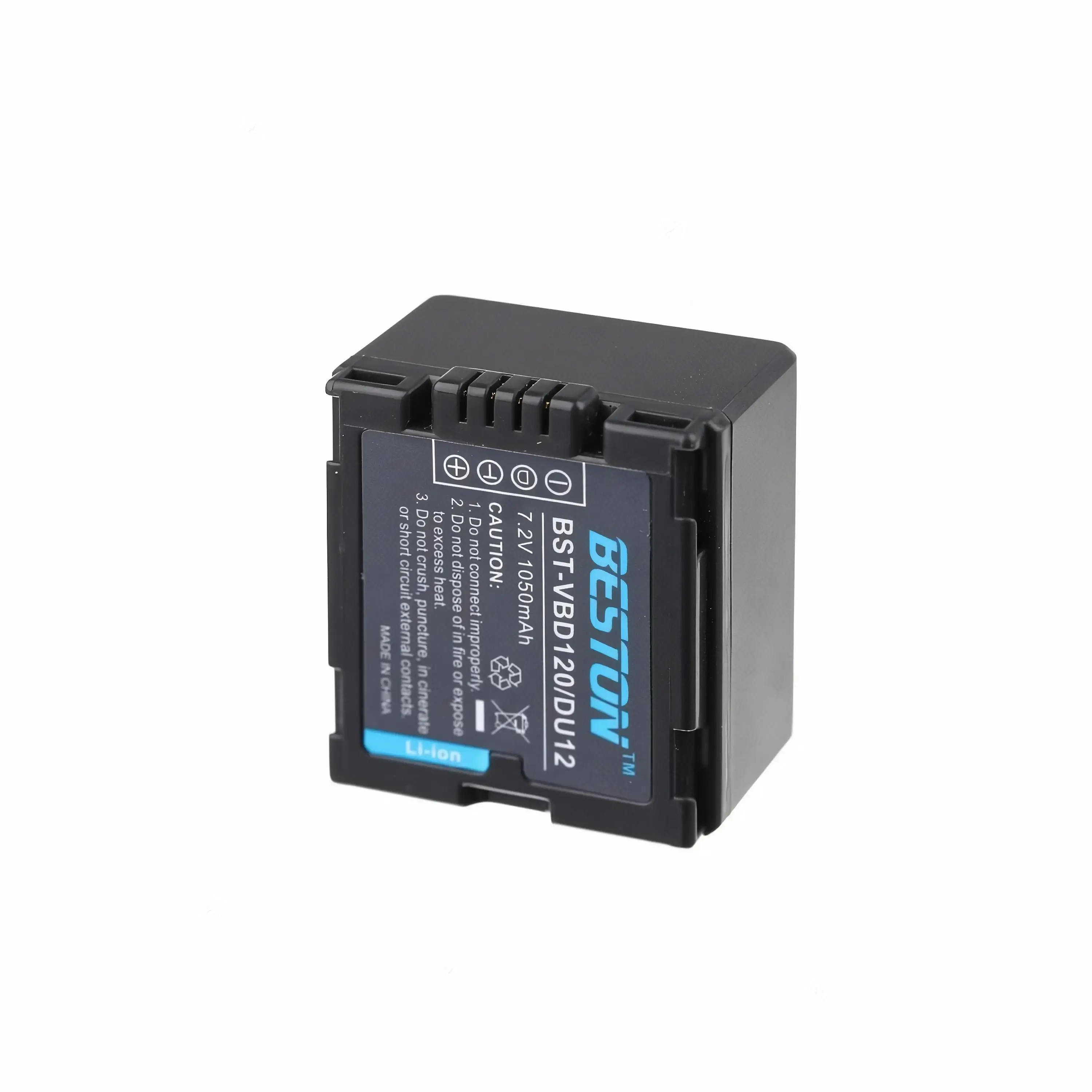 Аккумулятор BESTON Panasonic/HITACHI VW-VBD120/CGA-DU12 7.2 вольта 1050 мАч для видеокамеры |