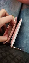 Corta de las mujeres monedero Patchwork monedero cremallera pequeño comprobado en relieve monederos con borlas lindo soporte para tarjetas Simple Mini Rosa bolsa de dinero