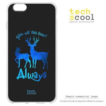 

FunnyTech®Silicone stand case for IPhone 6/IPhone 6S Always version 1 Black
