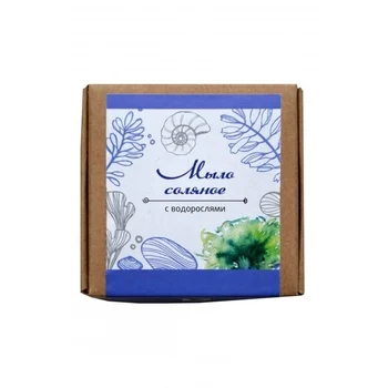 

Fat soap salt with algae