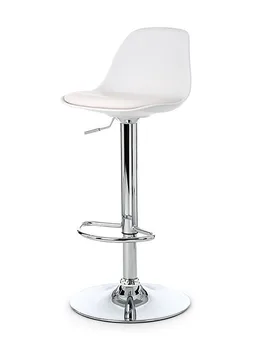

Stool TOW, plating, polypropylene and white cushion
