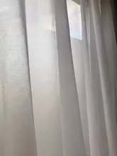 White Tulle Curtains Voile Sheer Bedroom Living-Room Japan-Style Customized Soft CITYINCITY