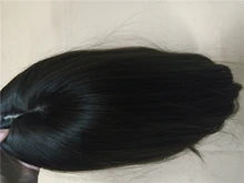 HENRY MARGU-pelucas sintéticas rectas, color negro y marrón, con resalte para mujeres, parte media, longitud del hombro, pelo Bobo resistente al calor