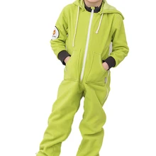 Флисовый комбинезон "Зеленое яблоко"