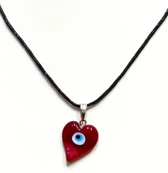 

Handmade Red Heart Necklace
