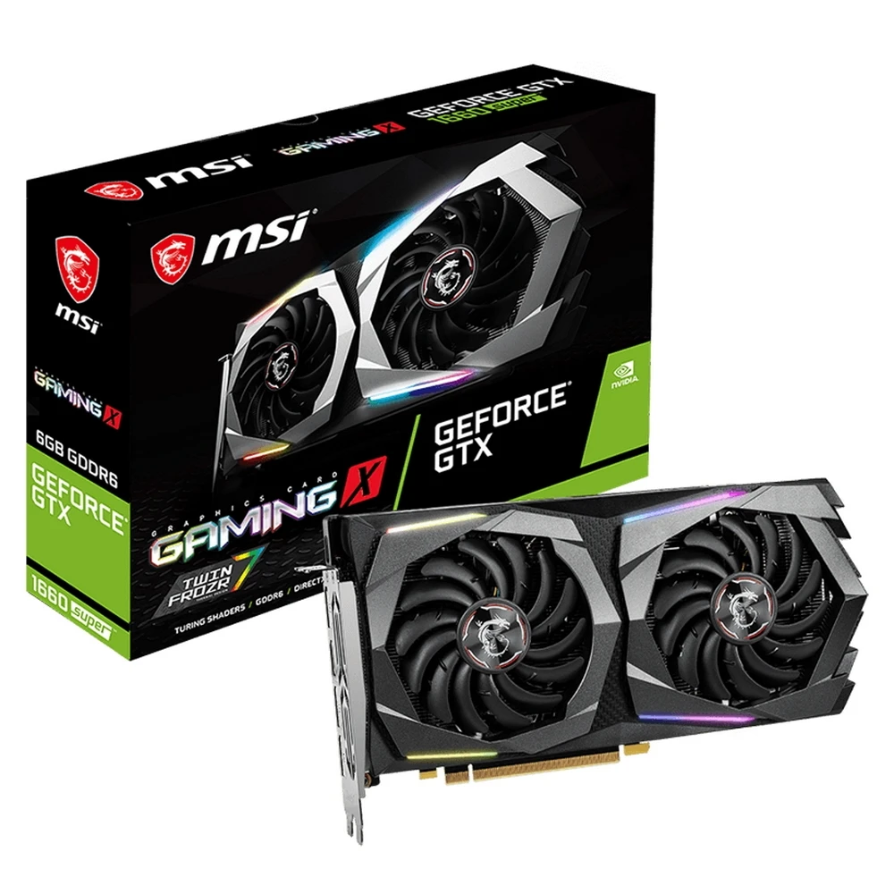 Видеокарта MSI Gaming nVidia GeForce GTX 1660 Super 1830MHz 6144MB 14000MHz 192 bit RTL [GTX 1660 SUPER GAMING X]