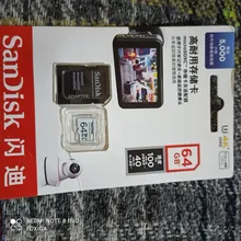 Microsd-Card High-Endurance Sandisk Video-Speed U3 256GB 32GB 64GB 128GB V30 Up-To-100m/S