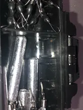 RUNCL-Kit de accesorios de pesca, incluye anzuelos, pesas de pesca, broches con caja de aparejos de pesca, 170 Uds.