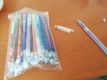 Juego de bolígrafo recargable, conjunto de boli borrable y recambiable, con carcasa lavable, mango de 0,5mm y cartuchos de recambios, tinta de 7 colores, ideal para la escuela y la oficina, 59 unidades