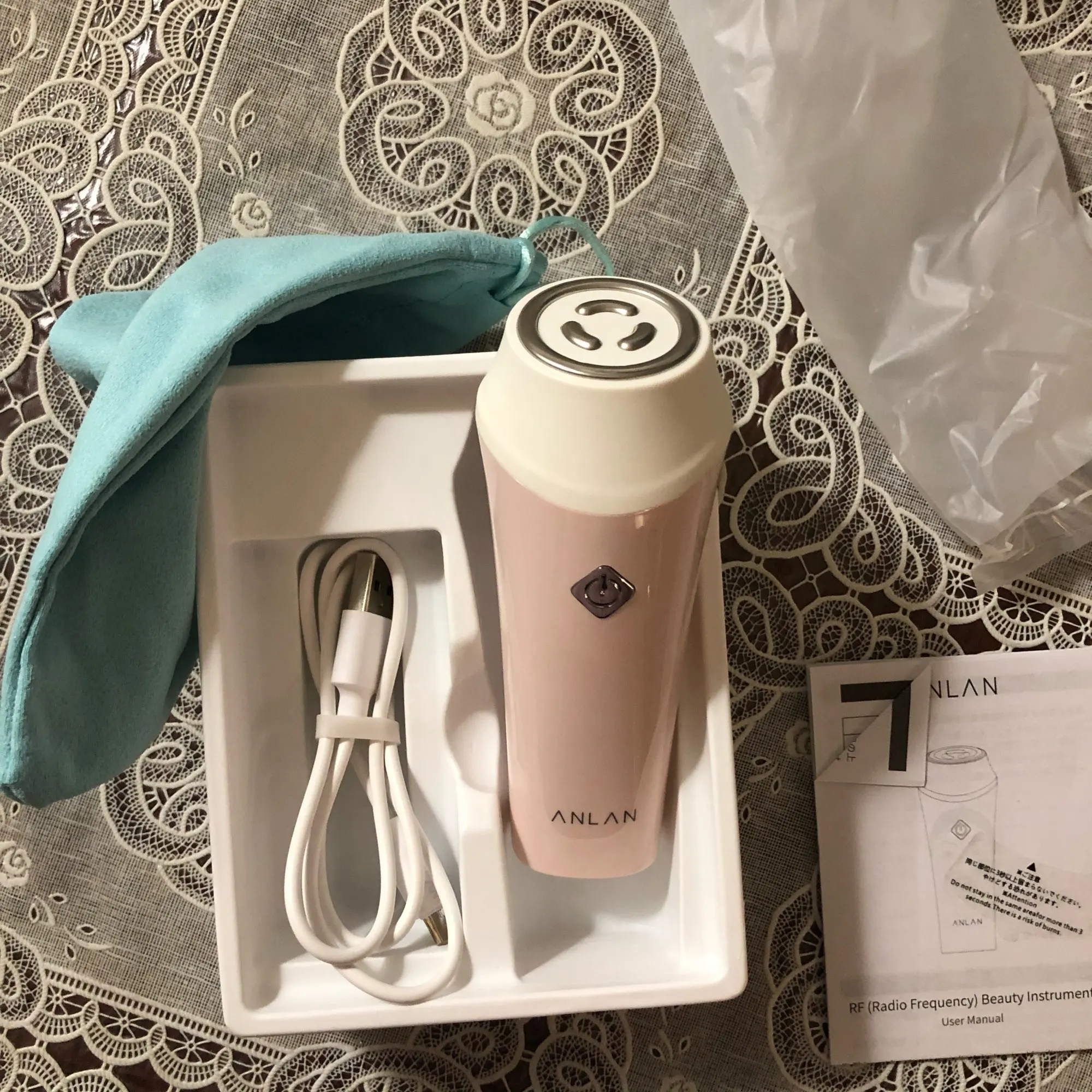 Отзыв о товаре ANLAN rf лифтинг аппарат массажер для лица микротоки для лица рф лифтинг аппарат RF Устройство для красоты RF лифтинг для лица радиочастотная мезотерапия для лица омоложение кожи лифтинг укрепляющее удаление морщин от пользователя *.