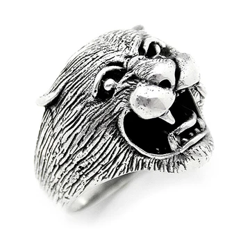 

Mens Ring 925 Sterling Silver Ring Lion Jaguar Tiger Rings Male Jewelry Rings For Men Rings for Women Men`s Rings Men Jewelry