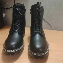 AIYUQI-Botas cortas de cuero genuino para mujer, botines de lana cálidos y antideslizantes, para estudiantes, para invierno, 2021