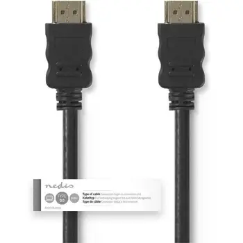 

Cord BY NEDIS HDMI  high speed with Ethernet HDMI Connector -HDMI Connector  - 10 m-Black