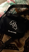 Bandolera de lona con estampado de dibujos animados para mujer, bolso de hombro tipo sobre