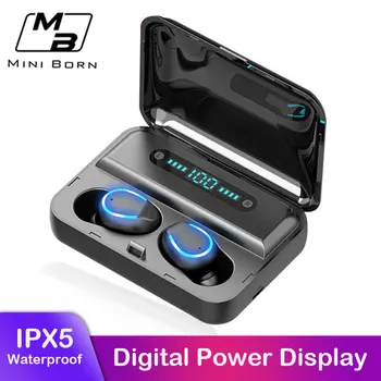 

Mini born True Wireless Earbuds Mini Bluetooth Earphone Stereo Bluetooth 5.0 Sport Earpiece Small Invisible Headset