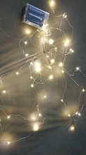 Fairy 2M 5M 10M Battery Operated LED Silver Wire String Lights For Wedding Christmas