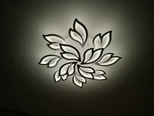 Modern LED Chandelier Light Bedroom Living-Room Ceiling Remote-Control-Function 