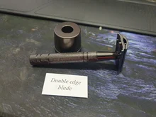 Maquinilla de afeitar de doble filo, maquinilla de afeitar de doble filo con 10 cuchillas de afeitar, Premium Wet, clásica, de Metal, se adapta a todas las cuchillas de afeitar estándar