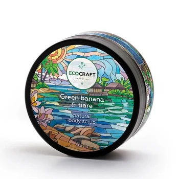 

Ecocraft body scrub green banana and tiara
