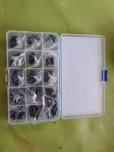 Flat-Head Tapping-Screws Assortment-Kit Carbon-Steel Countersunk Black Cross-Recessed-M2.3