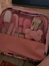 Kit de cuidado de uñas para bebés, cortauñas infantil, tijeras, peine, herramienta de cuidado de la salud, lactancia, termómetro para niños, cortauñas para recién nacidos, 13 Uds.