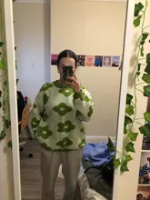 Suéteres de moda para mujer, jerséis de flores para invierno