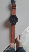 Reloj de cuarzo grande para hombre, cronógrafo con cuerpo de 52mm con pulsera, resistente al agua, con doble hora, estilo militar