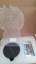 Lamp Bedroom-Decor Gift Led-Night-Light Acrylic Academia Face-Design Anime Shoto Todoroki