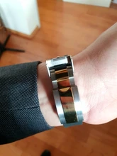 Correa de silicona de extremo curvado para reloj, 20mm, negro, verde, azul y naranja, para correa de papel, RX, Daytona, Submariner, GMT explorer 2, pulsera