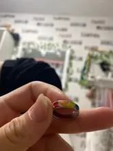 Anillo de corazón de amor esmaltado para mujer, sortija Vintage Bohemia colorida, 2021