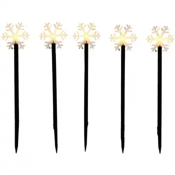 

Electrogarlands led "snowflakes" for the Street 5 lamps 0.5 M, color warm White