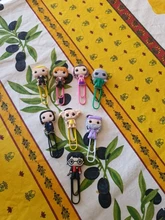 Marcapáginas de película para libros, Clips de papel para maestro de la escuela, punto de libro suministros de oficina, amigos, regalo de Navidad, 8 Uds.