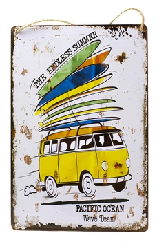 

VW Surf Vintage Metal poster plate 30X20 Cm.