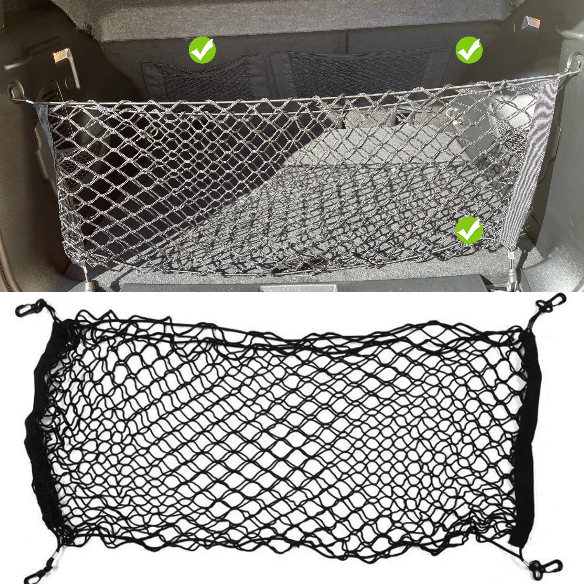 Car Envelope Trunk Net Rear Boot Cargo Luggage Organizer For Vauxhall