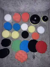 Esponja para pulir autos almohadillas de espuma búfer Kit de la máquina de pulido alfombrillas de cera para elimina arañazos