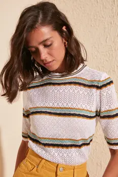 

Trendyol Özgili Cellular Knitwear Sweater TWOSS20KZ0065