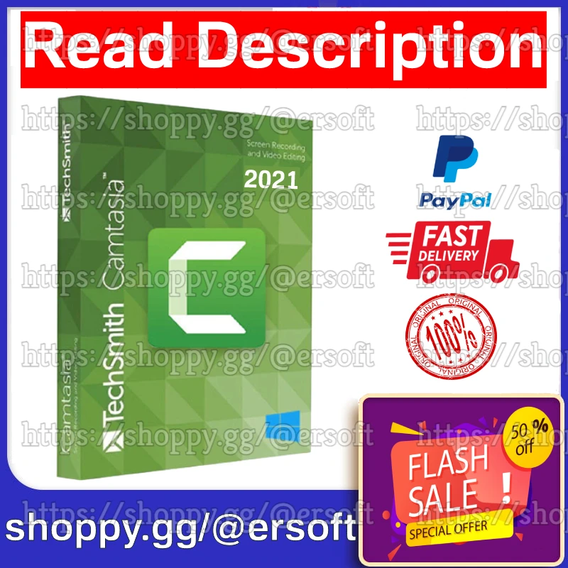 {✔️ Camtasia Tech Smith Studio 2021 для Windows/Mac (бессрочная активация) полная версия✔️} |