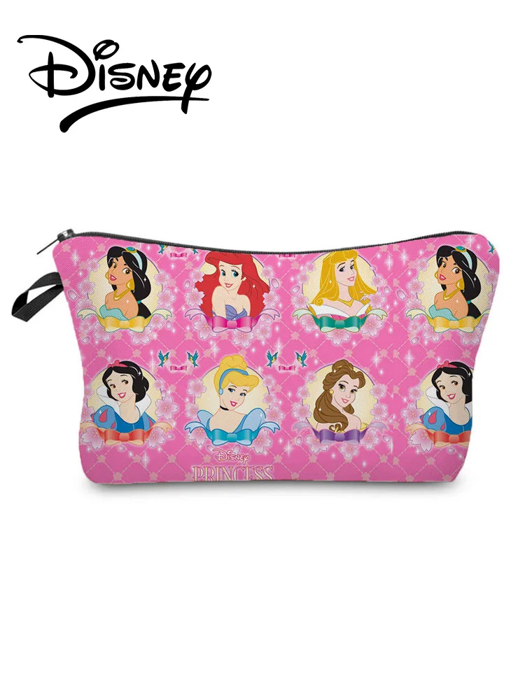 Disney Princess Printed Makeup Bag Cartoon Storage Bag Polyester