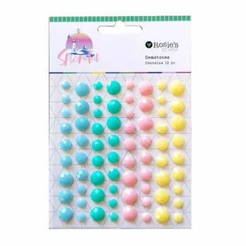 

CRZCrafter Gemstones Self adhesive 72pcs for Scrapbooking Card making embellishments wedding decoration
