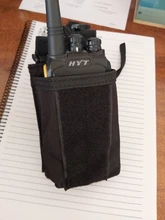 Bolsa de nailon 1000D para exteriores colgante para deportes tácticos, Walkie Talkie Molle militar, bolsa de bolsillo para revistas Mag