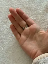 XIYANIKE de Plata de Ley 925 abierto de oro anillos para las mujeres Irregular calado geométrico de la fiesta de cumpleaños de accesorios, regalos, joyería