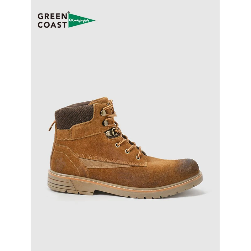 Green Coast Botas Militares Cuero de Hombre de Serraje Marrón Zapatillas Deportivas Calzado de Seguridad Corte Inglés AliExpress