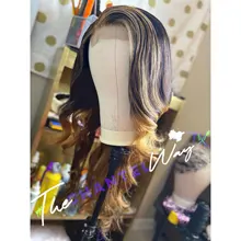 Extensiones de pelo ondulado brasileño, mechones con cierre Frontal, Color Natural, 3 o 4 mechones