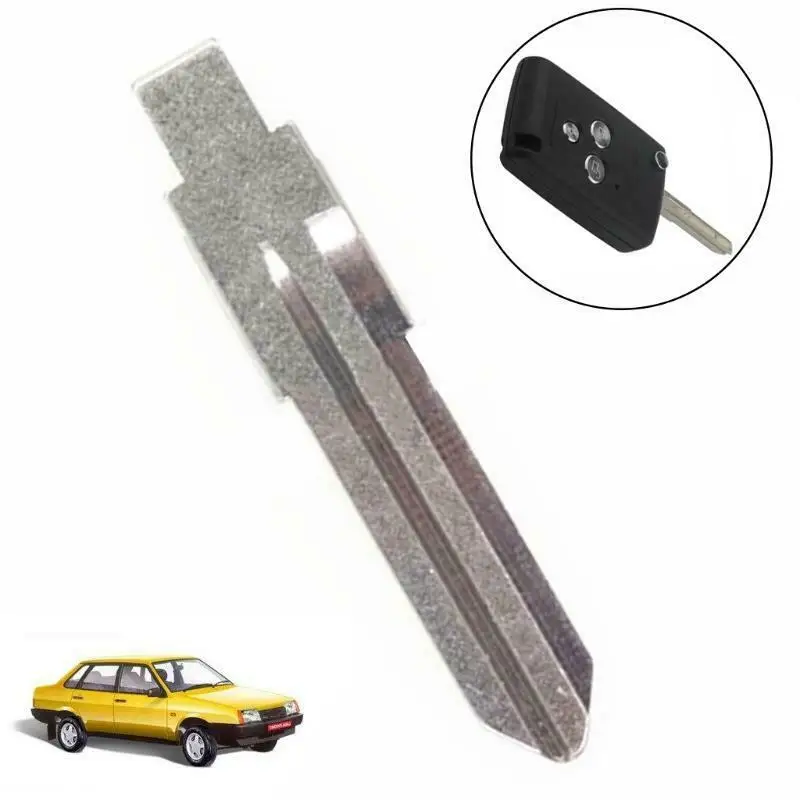 Keychannel 5PCS/10pcs  L5 KD Car Key Blade Uncut VVDI Metal Key Blank for Lada Priora Kalina Niva Vaz Replacement Key for Xhorse