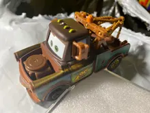Disney Pixar Cars 3-Rayo McQueen Mater Pision Cup Mater 1:55, juguete de coche de aleación de Metal fundido a presión, regalo de cumpleaños para niños