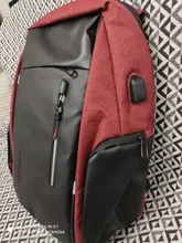 CEAVNI-Mochila impermeable con carga USB para hombre, bolsa de negocios informal Oxford para ordenador portátil de 15,6 pulgadas