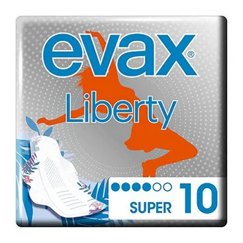 

Super Sanitary Pads with Wings Liberty Evax (10 uds)
