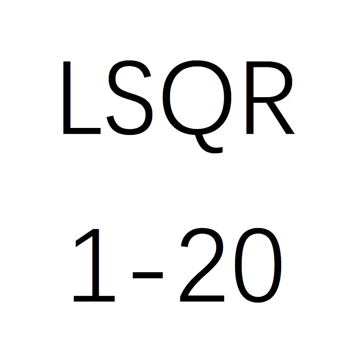 LSQR 1-20