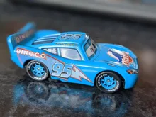 Disney Pixar-Coche de juguete de Cars 2 3 para niños, modelo de Rayo McQueen Mater Jackson Storm Mack tío Truck a escala 1:55, regalos de navidad